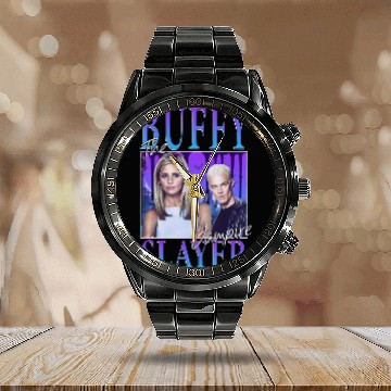 Discover Buffy The Vampire Slayer Calendar Steel Band Watch