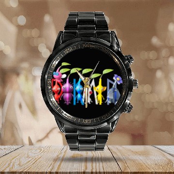 Discover pikmin Classic Calendar Steel Band Watch Calendar Steel Band Watch