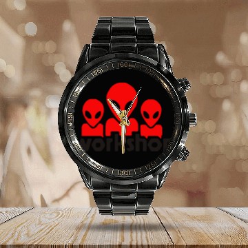 Discover Alien Workshop Logo Calendar Steel Band Watch