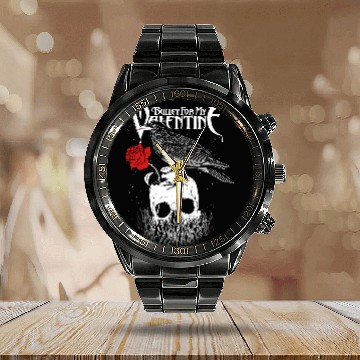 Discover Bullet For My Valentine – Raven Calendar Steel Band Watch Calendar Steel Band Watch