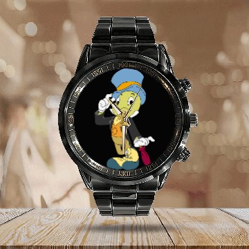 Discover Jiminy Cricket - Pinnochio - Calendar Steel Band Watch