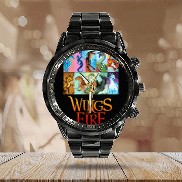 Discover Vintage Wings Of Fire All Together Calendar Steel Band Watch