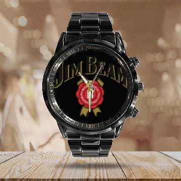 Discover Jim Beam Calendar Steel Band Watch