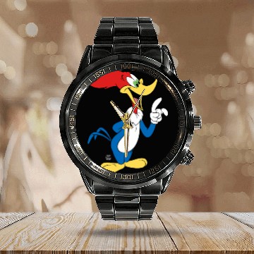 Discover Woody Woodpecker - Woodpecker - Baseball Jerseys Calendar Steel Band Watch
