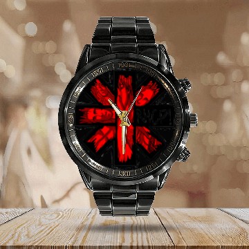 Discover Red Hot Chili Peppers Band Vintage Inspired Calendar Steel Band Watch