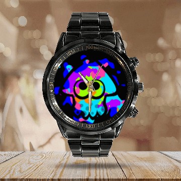 Discover Splatoon Squid Calendar Steel Band Watch