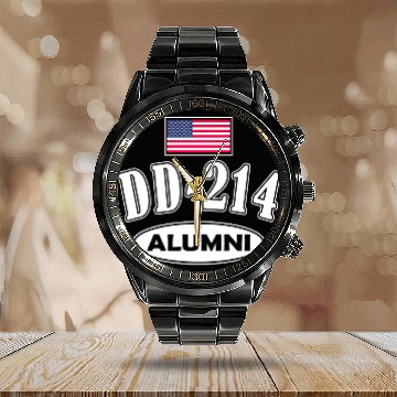 Discover DD 214 Alumni - Dd214 Alumni - Calendar Steel Band Watch