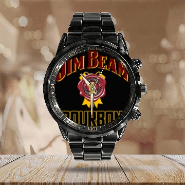 Discover jim beam BOURBON Calendar Steel Band Watch