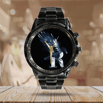Discover Harry Potter Ravenclaw Bird Watercolor Racerback Calendar Steel Band Watch