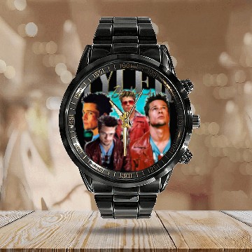 Discover TYLER DURDEN Baseball Tees | Tyler Durden Vintage Baseball Tees | Tyler Durden Retro Baseball Tees Calendar Steel Band Watch