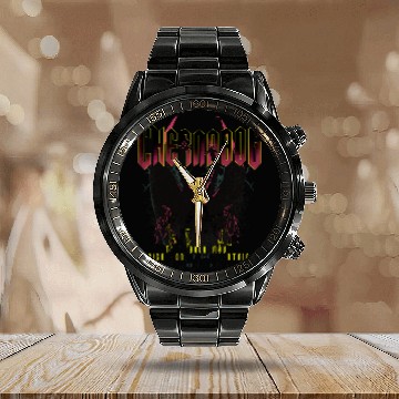 Discover Disney Villains Chernabog Portrait Baseball Jerseys Calendar Steel Band Watch