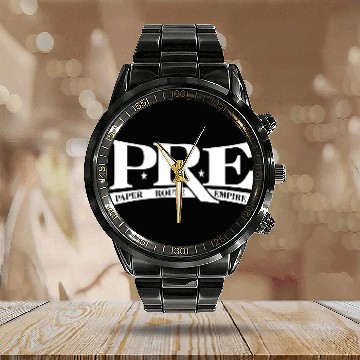 Discover Young Dolph PRE Paper Route Empire Hip Hop Calendar Steel Band Watch