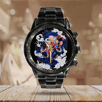 Discover Gear Fifth Luffy One Piece Calendar Steel Band Watch