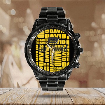 Discover Schitt's Creek Ew' David - Schitts Creek - Calendar Steel Band Watch