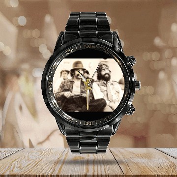 Discover Cheech & Chong Classic Calendar Steel Band Watch