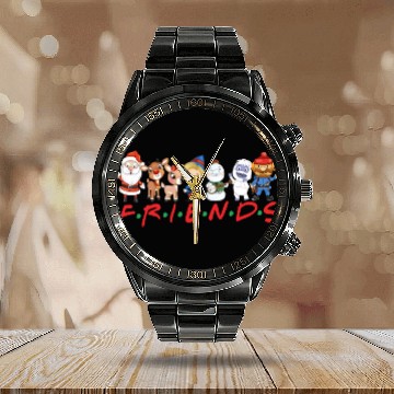 Discover Friends Christmas Calendar Steel Band Watch
