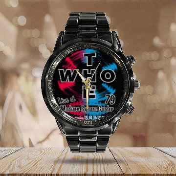 Discover The Who Calendar Steel Band Watch: Long Live Rock '79