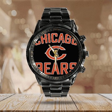 Discover Raiders Fanatics Victory Arch Calendar Steel Band Watch