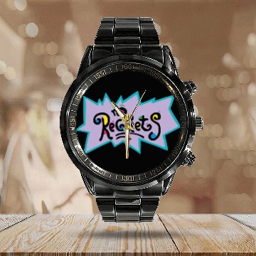 Discover No Regrets Rugrats Calendar Steel Band Watch