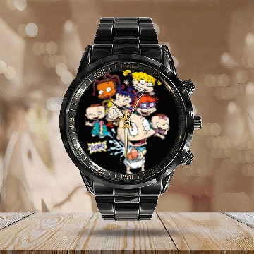 Discover Rugrats Milk Classic Calendar Steel Band Watch
