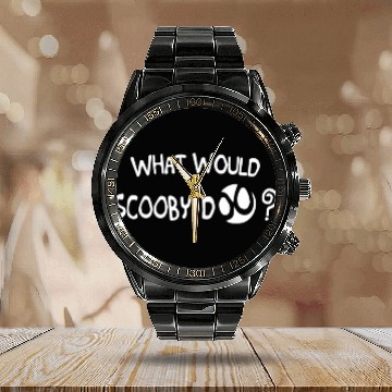 Discover What Would Scooby Doo Calendar Steel Band Watch