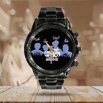 Discover Lovejoy Pebble Brain Band Calendar Steel Band Watch