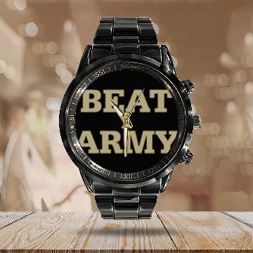 Discover Beat Army - Navy - Calendar Steel Band Watch