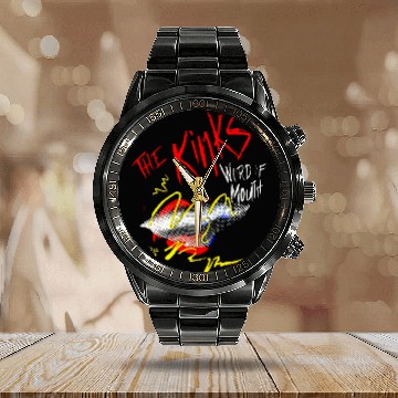 Discover The Kinks Band Calendar Steel Band Watch