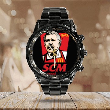 Discover Democracy Manifest Calendar Steel Band Watch