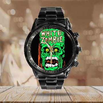 Discover Rob Zombie White Zombie Band Calendar Steel Band Watch
