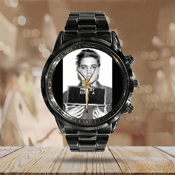 Discover Elvis Presley Mugshot Calendar Steel Band Watch, Elvis Presley Calendar Steel Band Watch