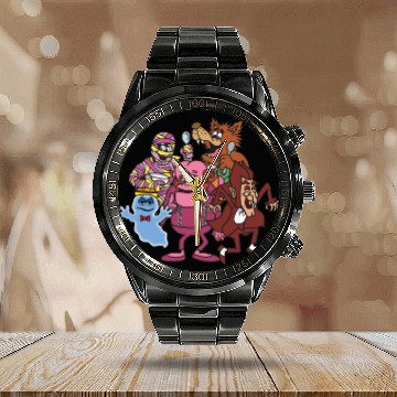 Discover Cereal Monsters T ShirtCereal Monster Group Calendar Steel Band Watch