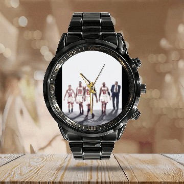 Discover The Last Dance Calendar Steel Band Watch Michael Jordan Scottie PipPen Dennis RodMan Calendar Steel Band Watch