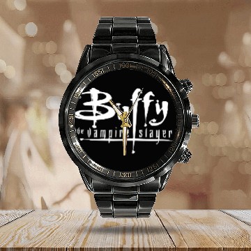 Discover Buffy The Vampire Slayer Calendar Steel Band Watch