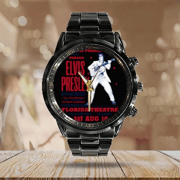 Discover The Elvis Presley Show Calendar Steel Band Watch