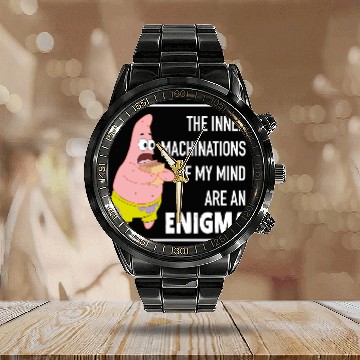 Discover SpongeBob SquarePants - Patrick Star - Enigma Calendar Steel Band Watch