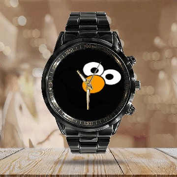 Discover Elmo Classic Calendar Steel Band Watch Calendar Steel Band Watch