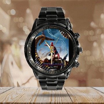 Discover No Way Home Spider Man Calendar Steel Band Watch