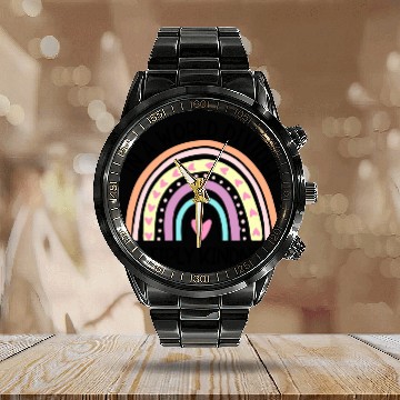 Discover In World Divided Multiply Kindness Teacher Appreciation Calendar Steel Band Watch
