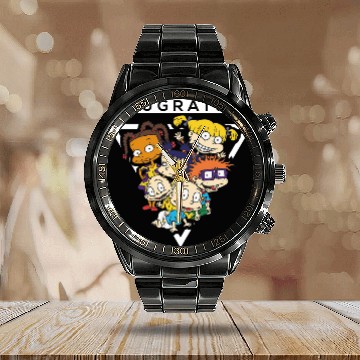 Discover Rugrats Classic Calendar Steel Band Watch