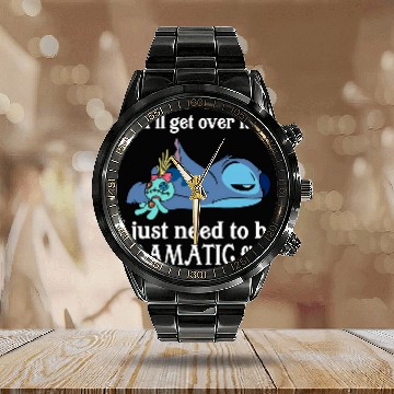 Discover I'll Get Over It I Just Need To Be Dramatic First Baseball Jerseys/Baseball Jerseys,Disney Stitch Baseball Jerseys,Stitch Baseball Jerseys Calendar Steel Band Watch