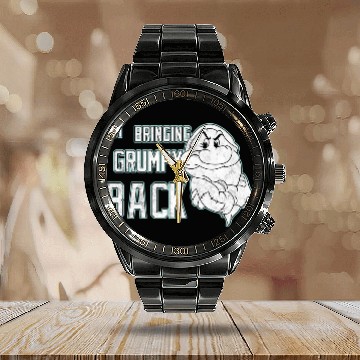 Discover disney snow white im bringing grumpy back portrait premium Calendar Steel Band Watch