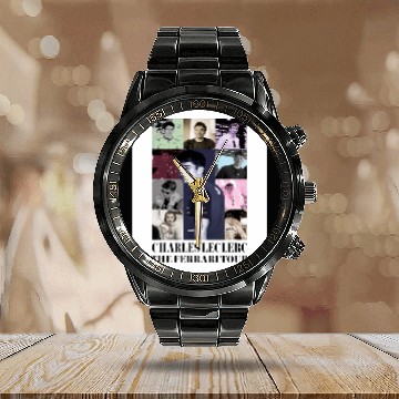 Discover Charles leclerc eras tour Calendar Steel Band Watch