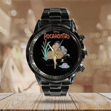 Discover Disney Pocahontas Meeko Afternoon Dreaming Calendar Steel Band Watch Baseball Jerseys