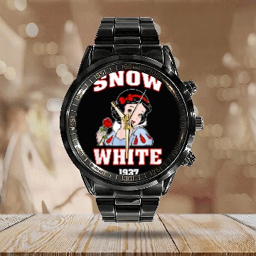 Discover Disneyss Princess Snow White 1937 Collegiate Calendar Steel Band Watch