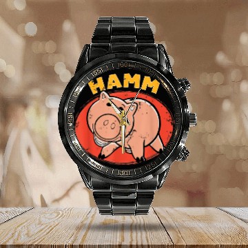 Discover Disney Pixar Toy Story 4 Hamm Calendar Steel Band Watch Calendar Steel Band Watch