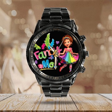 Discover Disney Fancy Nancy Fancy Me Baseball Jerseys Calendar Steel Band Watch