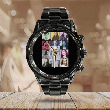 Discover Kamala Harris Walz 2024 (Eras Tour Version) Calendar Steel Band Watch