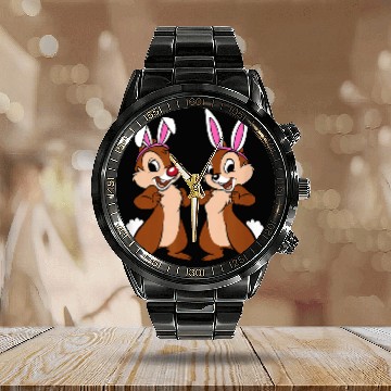 Discover Amazon Essentials Disney Chip n Dale Spring East Calendar Steel Band Watch