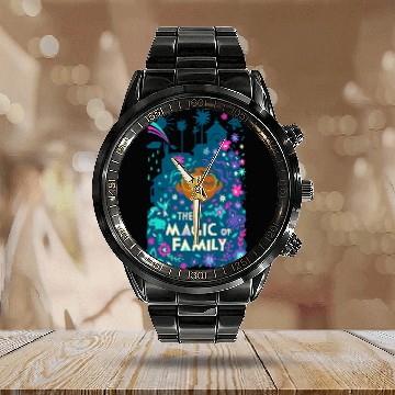 Discover Disney Encanto Mirabel The Magic of Family Baseball Jerseys Calendar Steel Band Watch